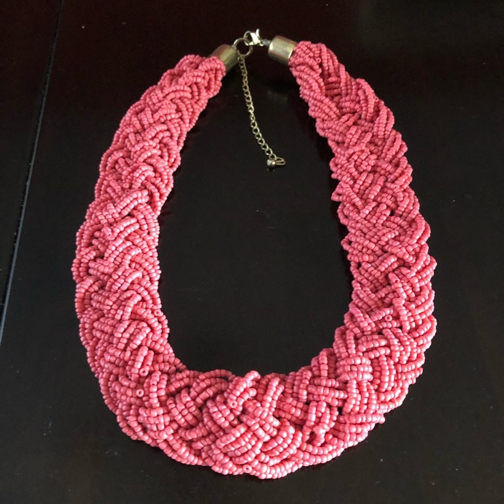 Coral chunky necklace